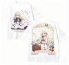 2026 Summer Hot Sale Violet Evergarden Anime T-Shirt Y2k Unisex Unisex Harajuku T-Shirt Hip Hop Streetwear Oversized Round T-Shirt