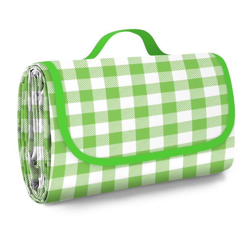 Portable Waterproof Picnic Mat - 600D Oxford Cloth, Thickened, Moisture-Proof, Foldable, Hand-Held