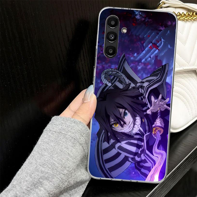 Iguro Obanai Demon Slayers Case for Samsung A17 A16 A56 A36 A26 A15 A55 A35 A25 A14 A54 A34 A24 Phone Cover A13 A53 A33 A23 A05S