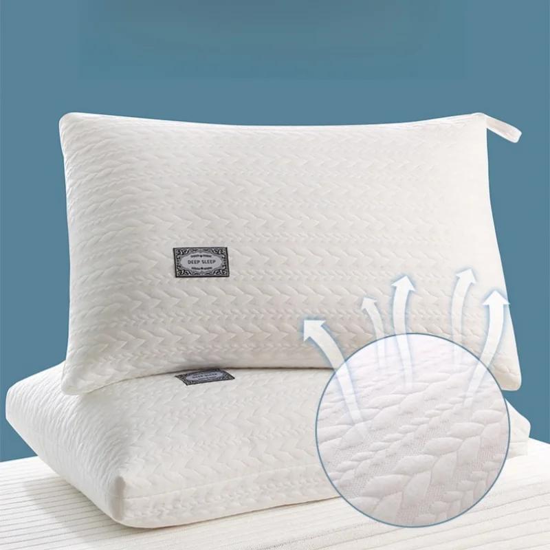 48x74cm Soft Pillow Core Home Hotel Pillow Core Cervical Support Male Pillow Student Dormitory Whole Head Single Adult Pillow