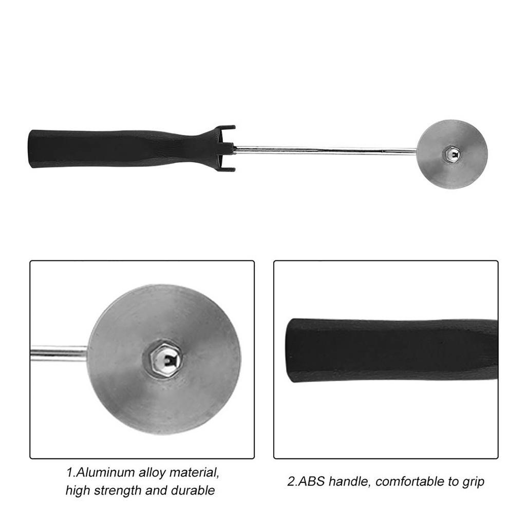 Aluminum Alloy Fiberglass Bubble Laminating Roller ABS Handle for GRP Resin Work Fiberglass Roller Fiberglass Roller Set