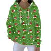 Christmas Hoodies For Women Funny Cute Printed Holiday Sweatshirt Winter Oversized Pullover Tops