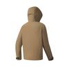 Fila Golf Series Fashion Retro Casual Sports Goose Down Warm Two-Piece Hooded Jacket Men Outerwear Dark-Brown A11M545914FBN