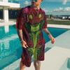 3D Printing Oversized Leisure Mens T Shirts Shorts Suit Three-Dimensional Graphic Retro Style O-NeckComfortable Breathable