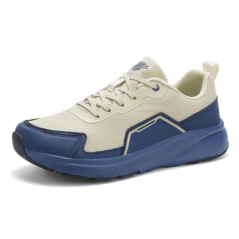 Summer foreign trade large size wide head sports and leisure shoes men's widening and fattening big head shoes wide last mesh walking shoes men's