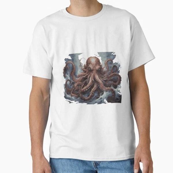 Octopus Classic Tshirt Made In Usaaus Tshirt S2xl S