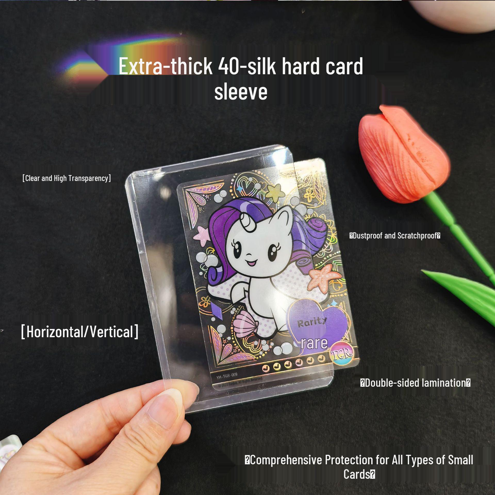 

Genshin Impact Hero Showdown 3 Толстый Большой Протектор для Карт 65x90мм - Дизайн My Little Pony