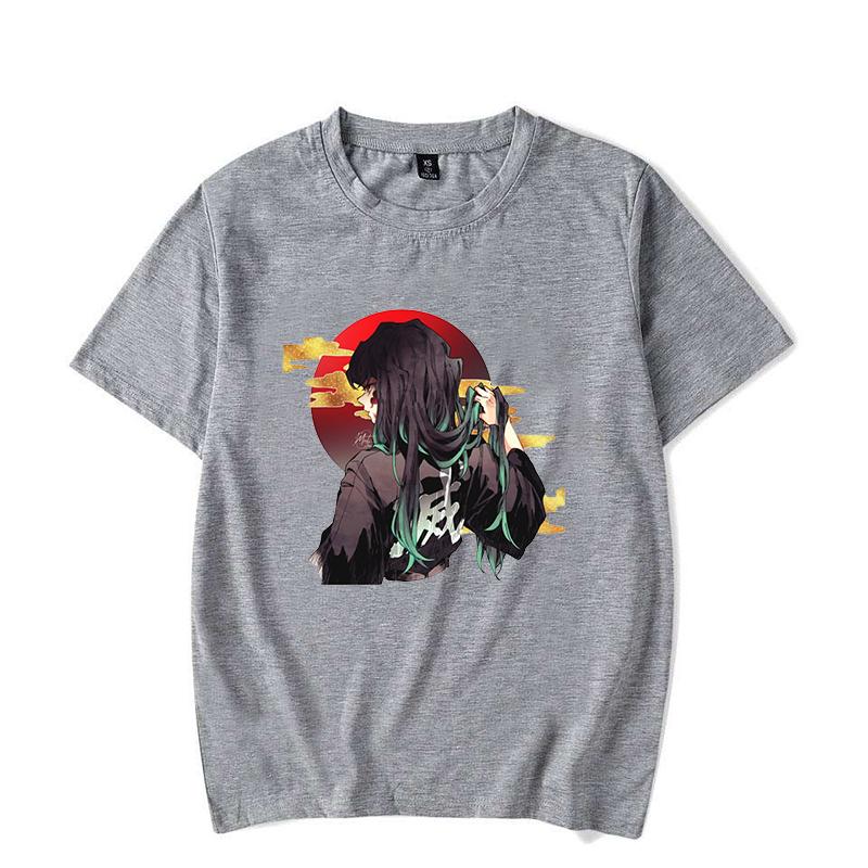 New Anime Tokitou Muichirou T-Shirt Men Women T Shirt Cosplay Clothes Streetwear Tee Shirt Plus Size Tops