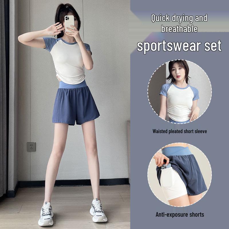 Women's 2025 Activewear Set: Quick-Dry Yoga, Running, Badminton, Hiking, Fitness Shorts
