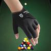 Left Hand Billiards Glove Non Slip Billiard Training Gloves Half Fingers Glove  Fitness Accessories