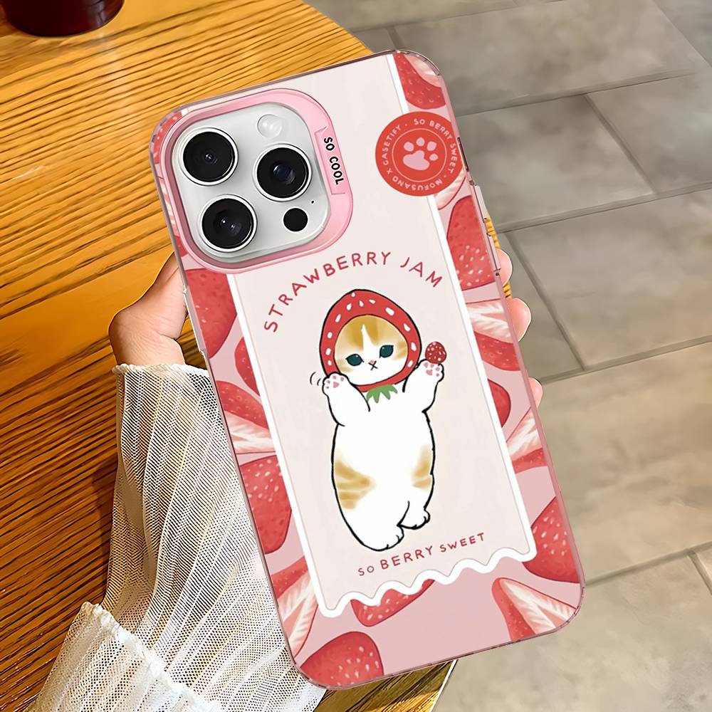Mofusand Cat Popular Cute Phone Cases For IPhone 17 16e 15 14 13 12 11 Plus Pro Max ProMax Colorful Covers