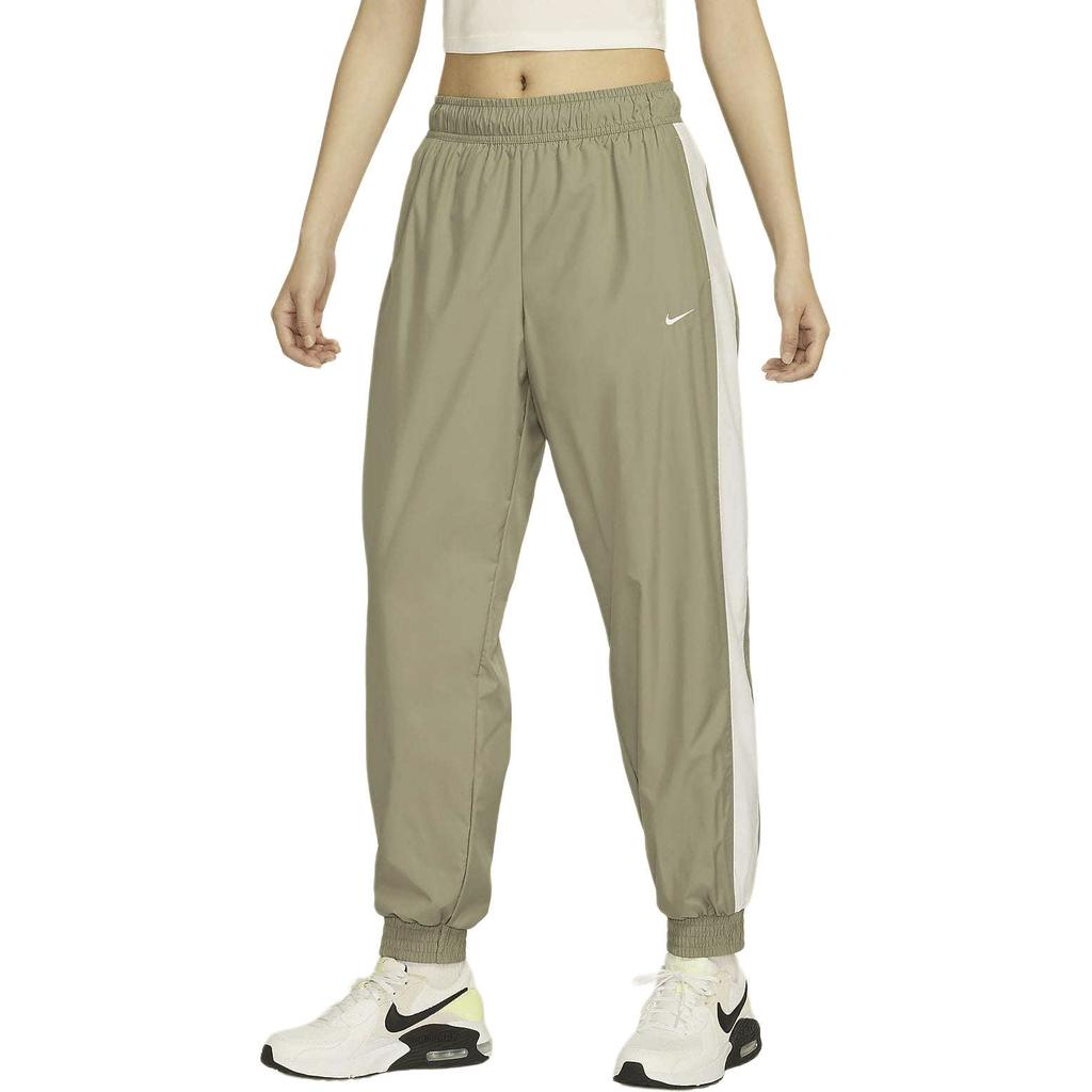 Nike Sportswear Classics Sonnenschutz Bequem Lässige Strickhose Damen Hose Hellarmeegrün Weiß FV7661320