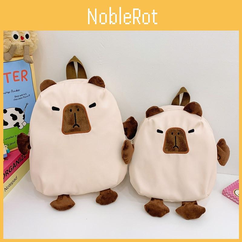 Capybara Backpack Cartoon Kindergarten Lightweight Travel Bag Children Gift