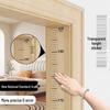 Children's Transparent Wall Height Stickers, 2 Meters, Waterproof, Removable, Non-Damaging
