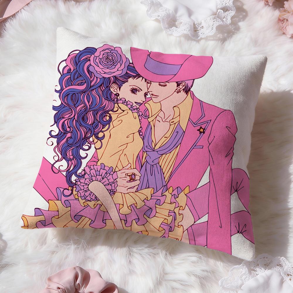 p-Paradise Kiss Cushion Cover Premium Comfort Reversible Pillow Cove -Two in One Design for Any Room & Car Interior