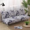 Black Geometric Folding Sofa Bed Case Living Sofa Cases Elastic Spandex Stretchdouble Seat Case Slipcovers For Living Room Area Geometric Print