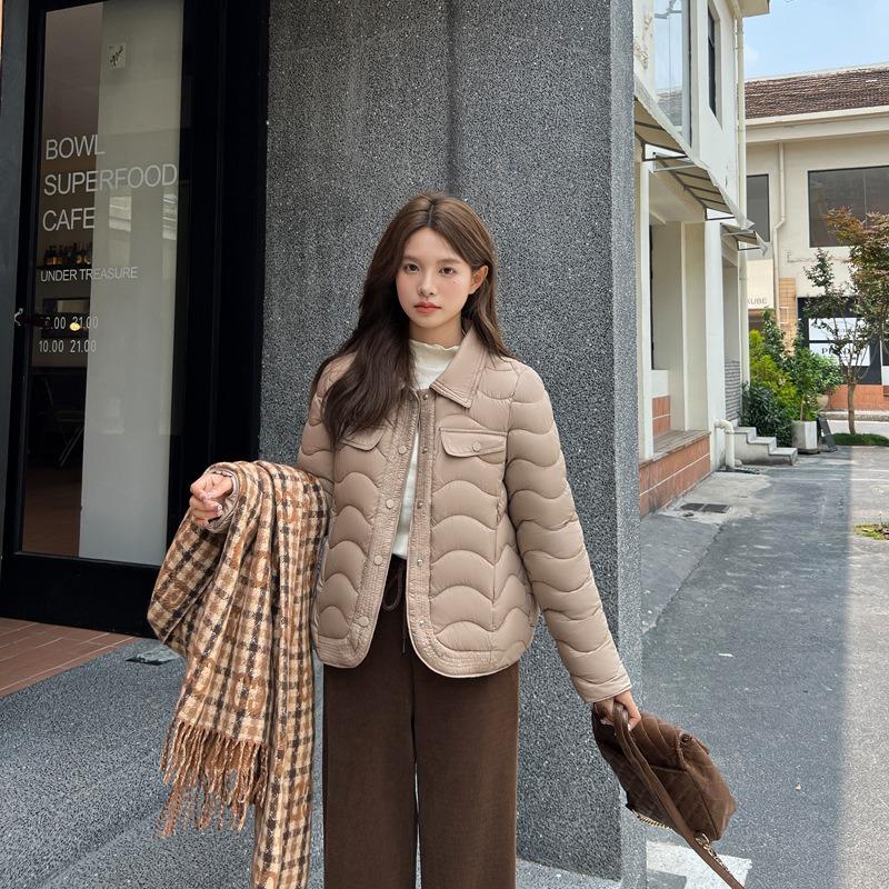 Down Cotton-padded Clothes, Short Cotton-padded Clothes, Winter New Fashionable Versatile Loose and Light Loose Cotton-padded Clothes Jacket
