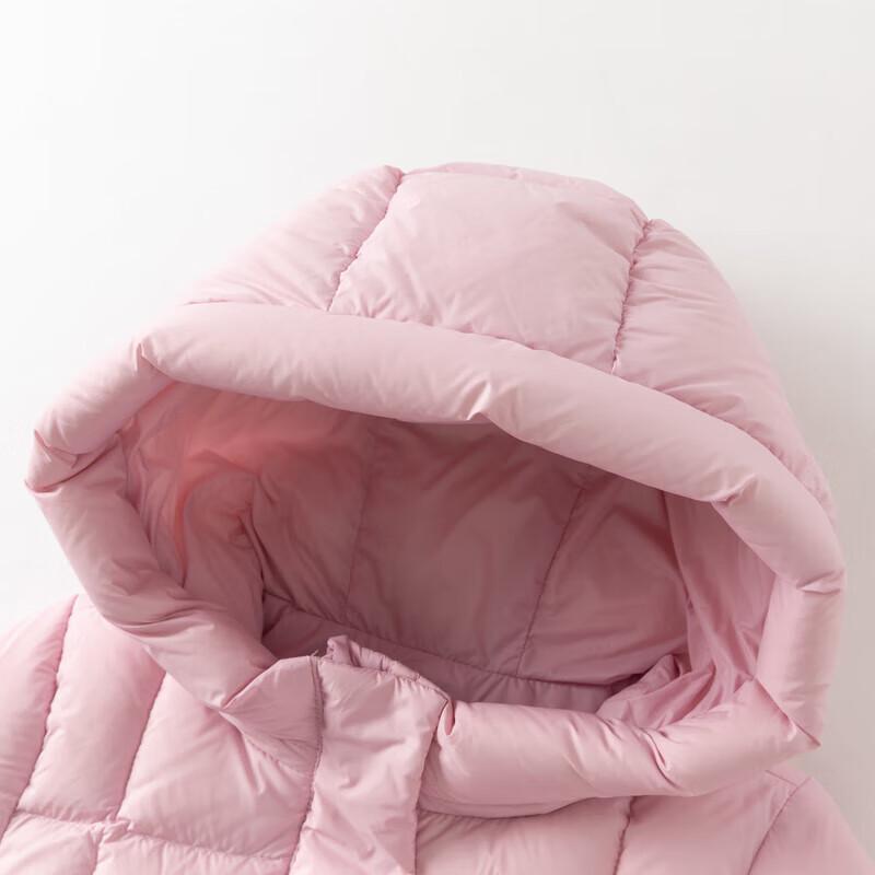 DAVE&BELLA Girls' Waterproof White Duck Down Winter Jacket