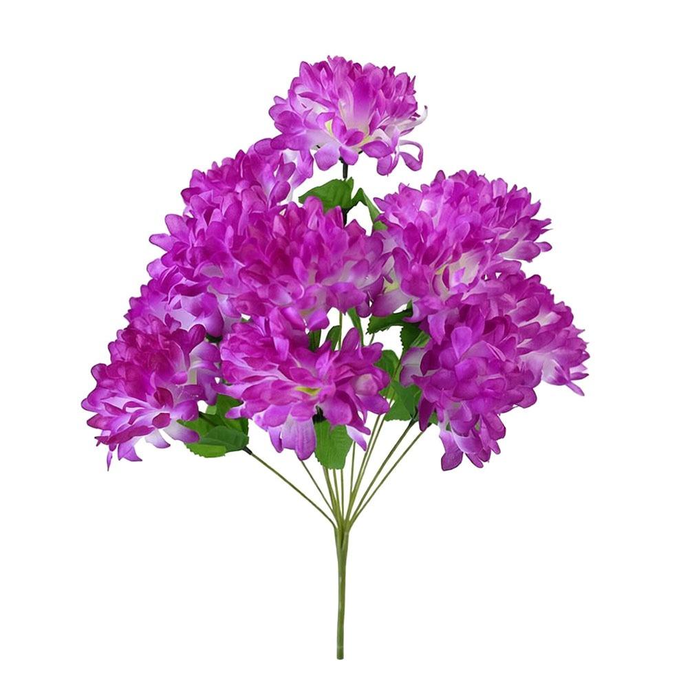 

Creativity 12 Head Artificial Chrysanthemum DIY Wedding Decorations Silk Flowers Plastic Fake Chrysanthemums