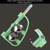 10pcs Glow Night Indicator Double Bells Alarm Fishing Gear Equipment for Lake River Arched Fishing Bells Rod Alarm