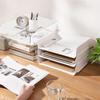 Desk Paper Tray Stackable Clear Paper Holder For Desk Table Accessories Workplace Supplies For Documents Magazines Folders