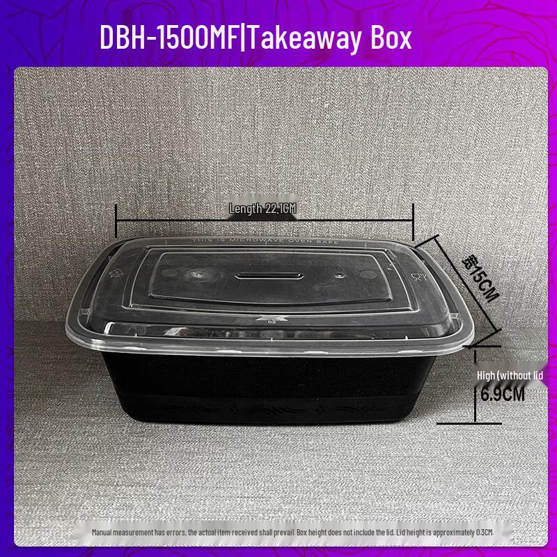 

Disposable American-Style Meal Box
