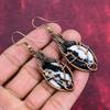 White Buffalo Turquoise Earring Copper Wire Wrapped Earrings Natural Gemstone Earring Handmade Copper Jewelry Gifts For Her Designer Earring