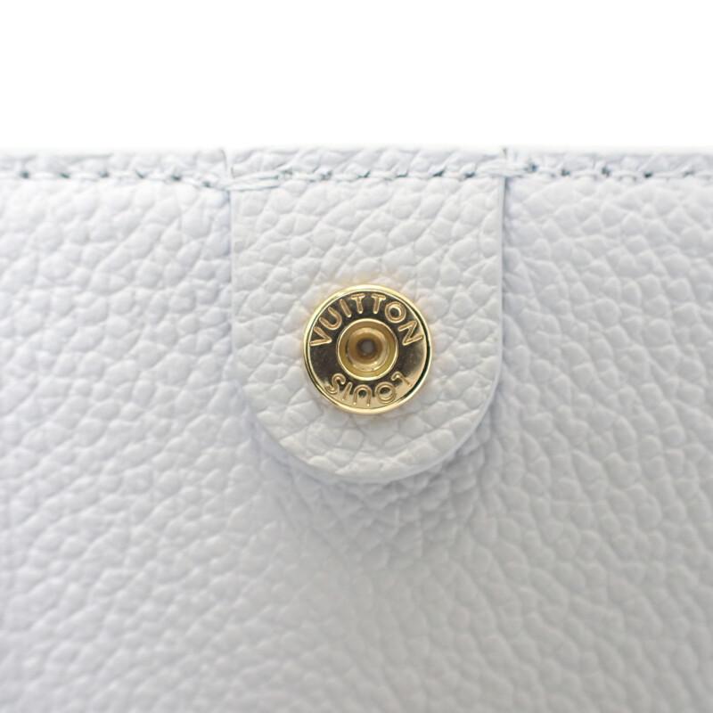 LOUIS VUITTON M14654 Bifold Wallet Azure blue Monogram Ann Platt Women