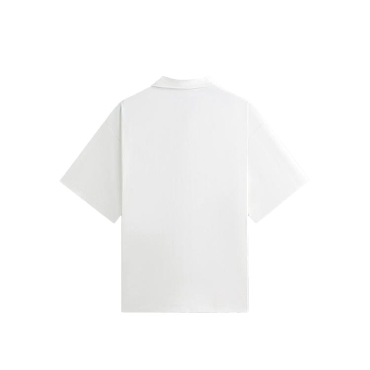 Kith Short-Sleeve Nelson Pullover White Men Tops KHM033376-101