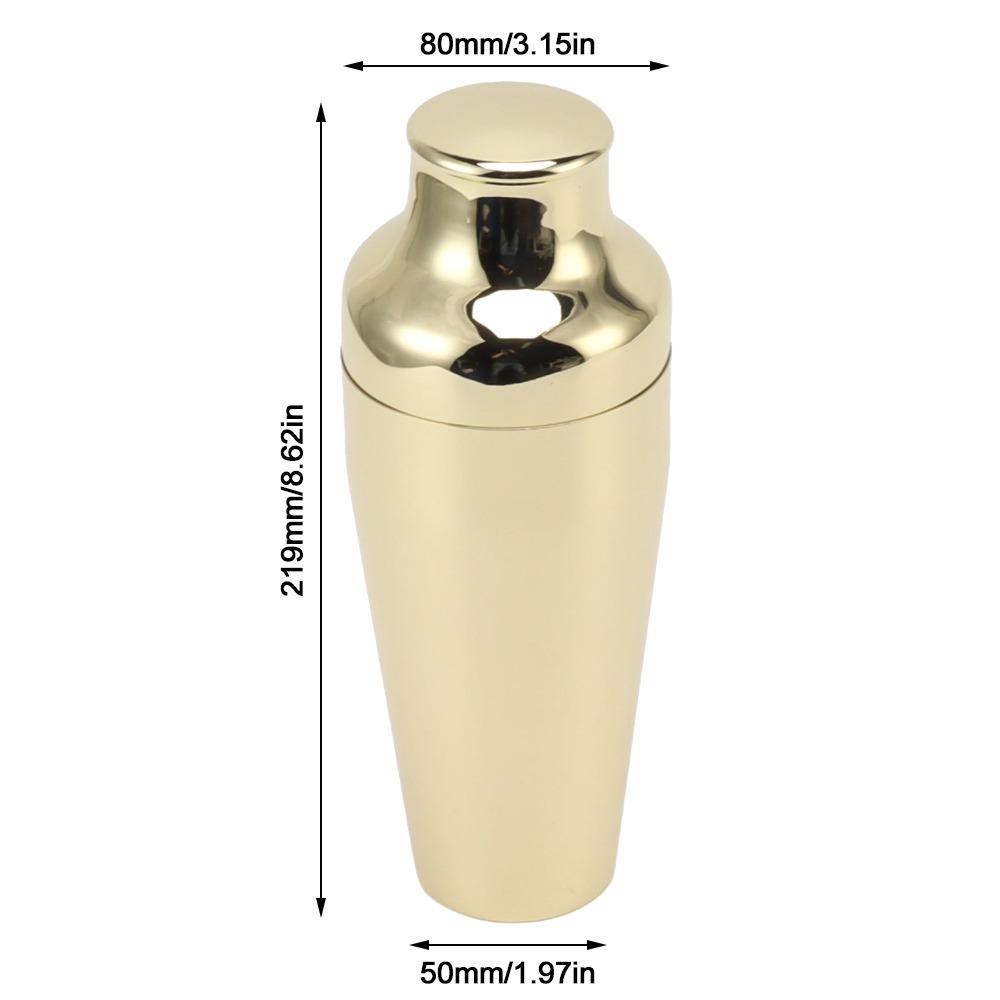 Rustproof Bartender Shaker Dishwasher Safe Margarita Mixer Durable Cocktail Shaker  Bartender