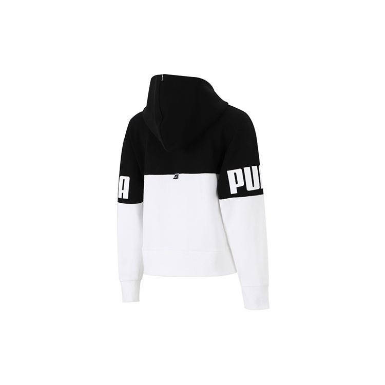 (WMNS) Bluza PUMA Power Colorblock Casualowa Sportowa ze ściągaczem Czarna Damska 670957-01