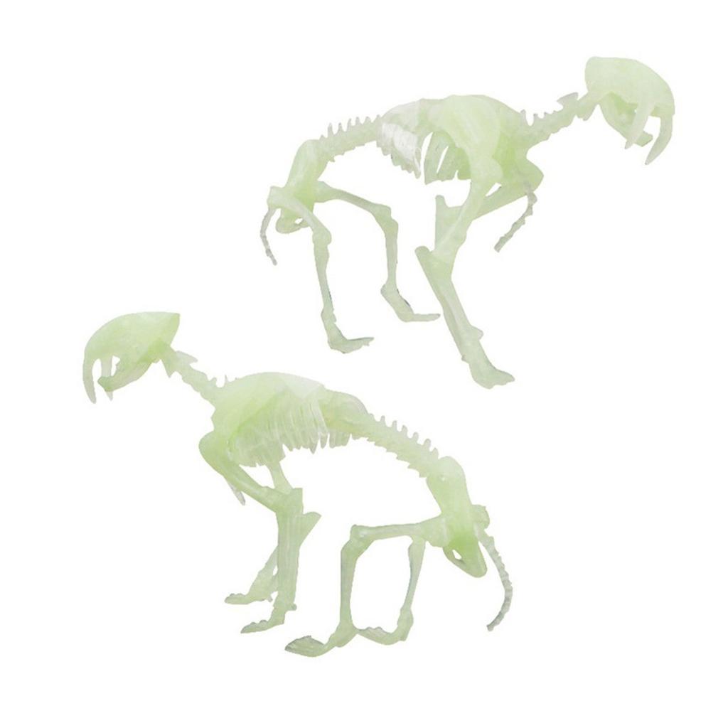 Simulated Dinosaurs Bones Toy Luminous Human Skeleton Model Halloween Toy
