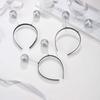 Außerirdisches Antennen-Stirnband mit alberner Brille - Goldener Glitzerball-Raumanzug-Kostüm für Halloween-Party und Cosplay.