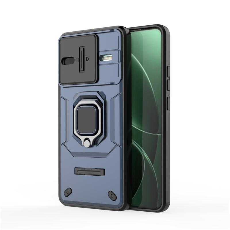 Shockproof Case For Xiaomi Poco F7 Pro Case For Poco F7 Pro F7 Ultra Ring Holder Magnetic Cover For Poco F7 Pro Push Window Case