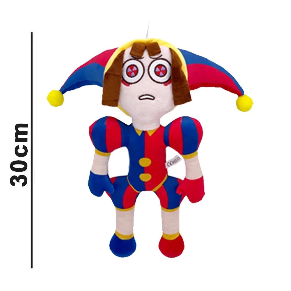 O Incrível Circo Digital Pomni Jax Pelúcia Fofa Coelho Palhaço Boneca Animal de Pelúcia Presente de Natal Para Crianças