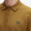 FRED PERRY [Sharp] Long Sleeve Classic Knit Shirt - Shaded Stone Afpm2534535-P96