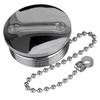 Boat Marine Deck Fill Cap 1.5 Inch Replacement-Cap with Chain Fuel Water Gas 50mm for Yachts Caravans Motorhomes Trucks Tractors