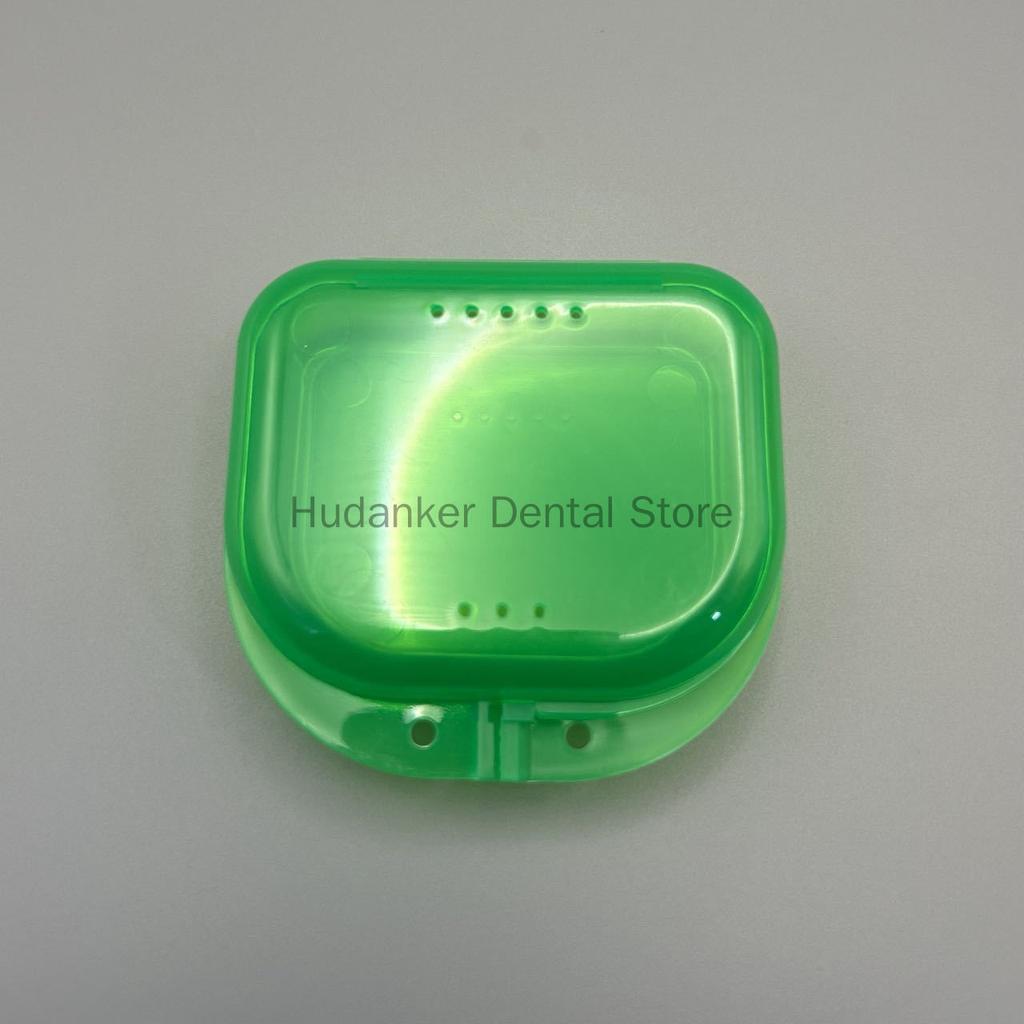 50 Pieces Denture Storage Box Partial Denture Case Orthodontic Prosthesis Teeth Container Boxes Dental Retainer