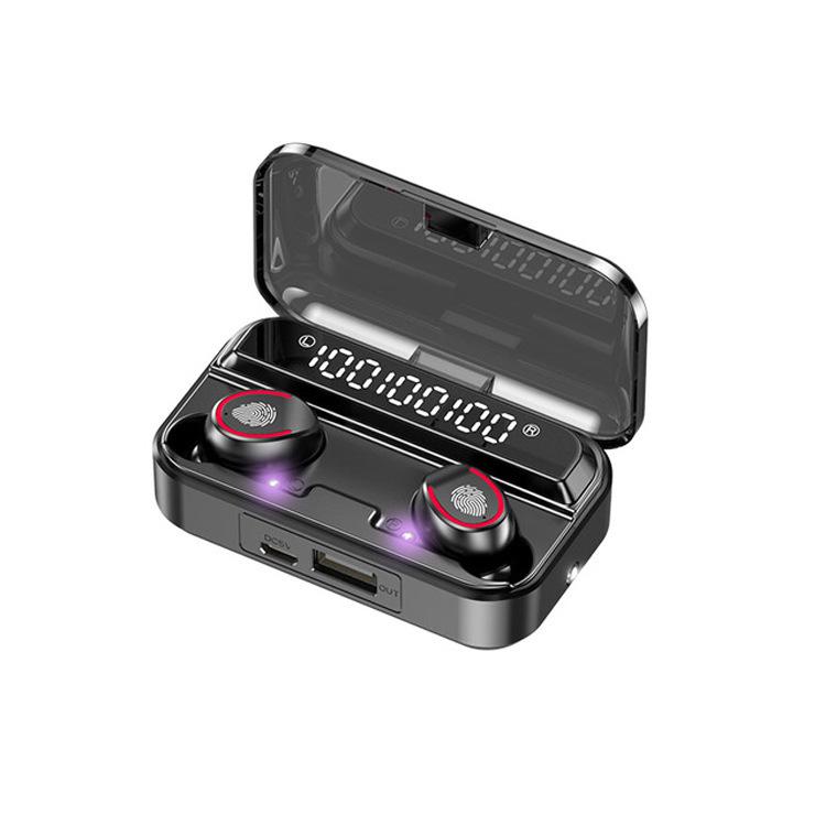 Touch Control V13 Wireless Dual Earbuds TWS 5.0 – Sports Bluetooth Earbuds with Flashlight