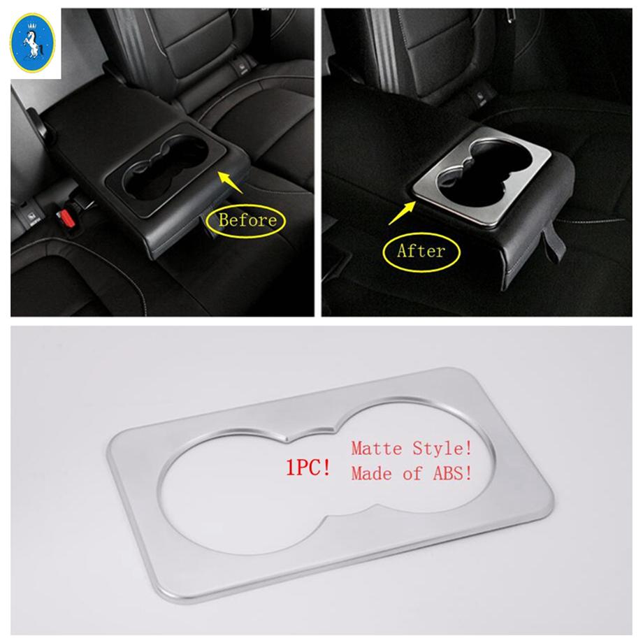 Matte Car Trunk Hook / Water Cup Holder / Window Lift  Decor Panel Cover Trim ABS Accessories For Jaguar F-Pace X761 2017 -