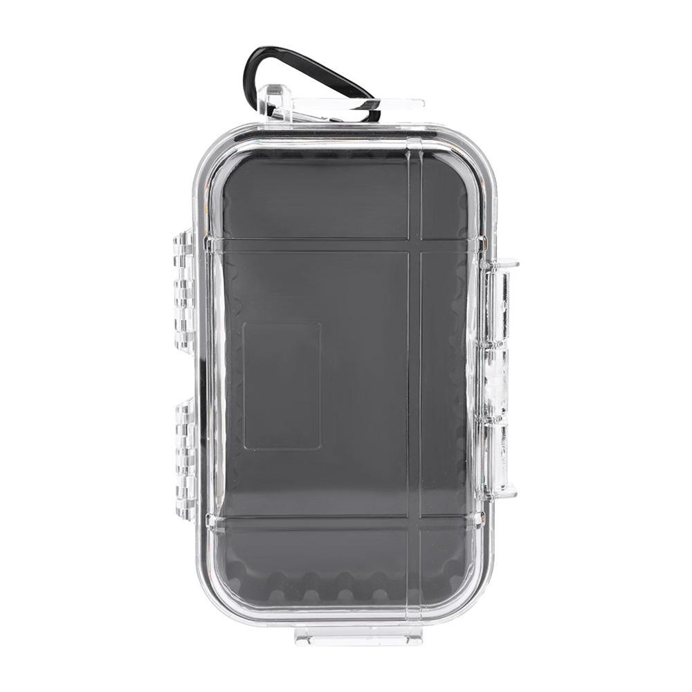 

Durable ABS Storage Case Hard Shell Detachable Dry Box Waterproof Airtight Container Camping прозрачный