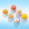 80g Cake Shape Bath Bombs Kids Safe Bubble Fizzies with Essential Oil Moisturizing Relaxing Aromatherapy Bath Salt Balls