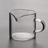 Glass Small Milk Cup, Concentrated Glass Coffee Cup, Latte Cup, Double Mouth Sharing Coffee Cup