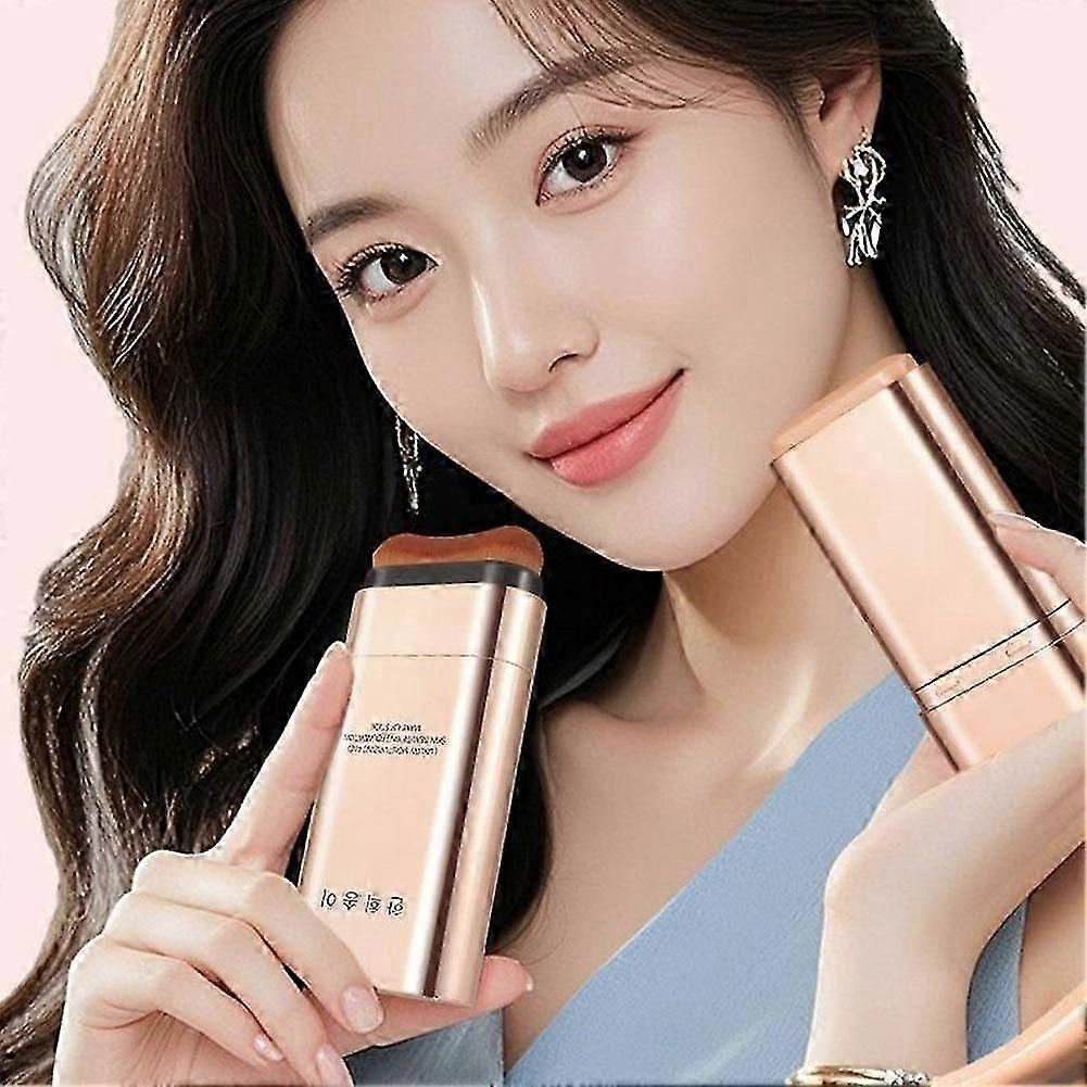 Sztyft do makijażu - 02 Naturalny Kolor, Dwustronny z Pędzelkiem, Długotrwały, Koreański