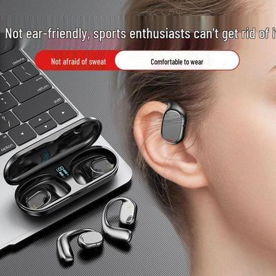 Douyin Sports Bluetooth Ear-hook Open-Ear Earphones with Smart Display