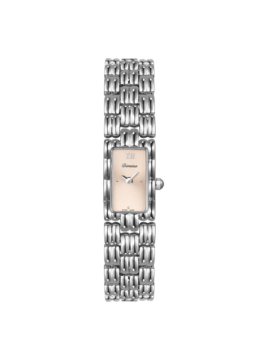 

Simple temperament waterproof quartz small sugar cube women s square plate bracelet gold watch