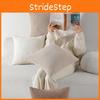 Soft 45cm Plush Chenille Square Pillowcase Solid Colors Household Cover Backrest