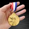 1-3pcs Zinc Alloy Round Winner Medals 2" Gold Silver Bronze Award Medal with Neck Ribbon 1st 2nd 3rd Prizes Winner Prize Present
