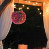 Decorative Lights Grass Ball Green Plant Hanging Decor Artificial Flower Balls  Courtyard Decor