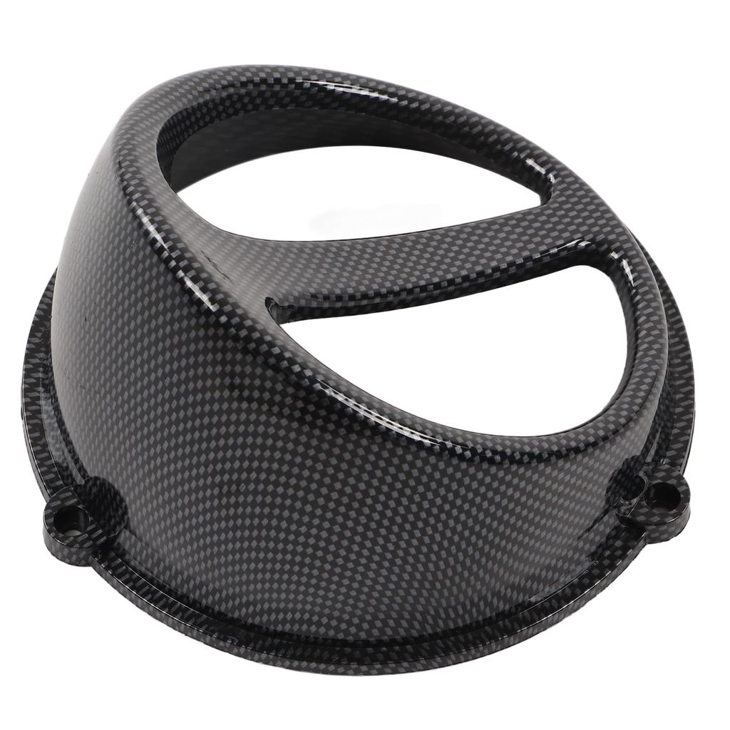 Motorcycle Engine Cooling Fan Cover Carbon Fiber Style Replacement for GY6 125cc 150cc 152QMI 157QMJ